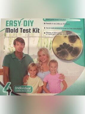 Easy DIY Mold Test Kit 4 individual Tests Included BNIB Guide Book Included